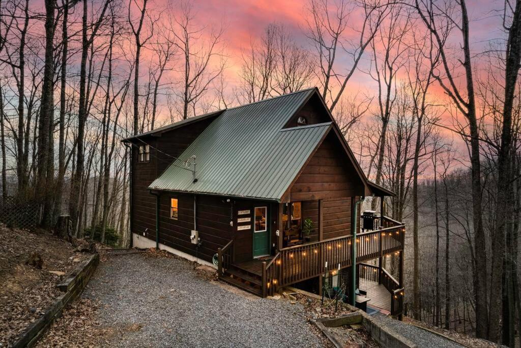 Mtn Cabin Sleeps 10 - 5 Mins To Fishing & Camping Ellijay Exterior foto