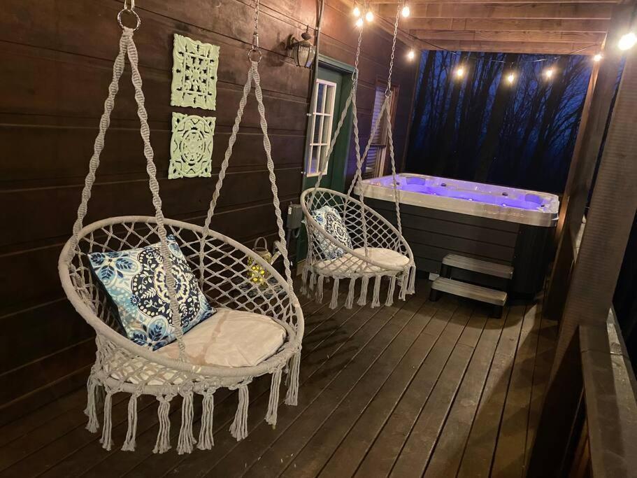 Mtn Cabin Sleeps 10 - 5 Mins To Fishing & Camping Ellijay Exterior foto